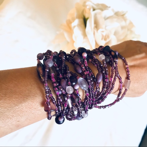 BoHo Convertible Handmade Beaded Necklace/Bracelet - Picture 6 of 8